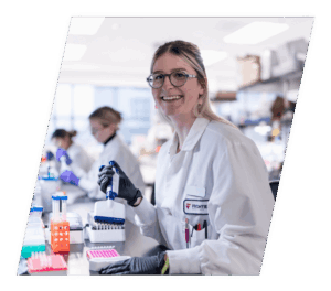 Group of Frontier Medicines scientists smiling